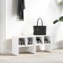 Zapatero apilable blanco 89,5x30x40 cm de , Organizadores de vestidores y perchas de barra - Ref: Foro24-858839, Precio: 43,1...