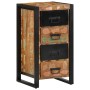Cómoda de madera maciza reciclada multicolor 40x40x90 cm de , Aparadores - Ref: Foro24-4013582, Precio: 180,63 €, Descuento: %