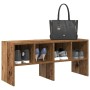 Zapatero apilable madera vieja 89,5x30x40 cm de , Organizadores de vestidores y perchas de barra - Ref: Foro24-858853, Precio...