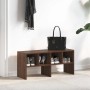 Zapatero apilable roble marrón 89,5x30x40 cm de , Organizadores de vestidores y perchas de barra - Ref: Foro24-858851, Precio...