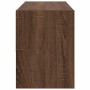 Zapatero apilable roble marrón 89,5x30x40 cm de , Organizadores de vestidores y perchas de barra - Ref: Foro24-858851, Precio...