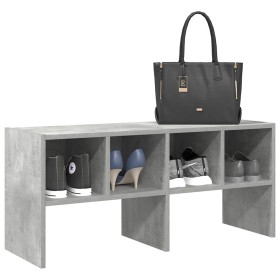 Zapatero apilable gris hormigón 89,5x30x40 cm de , Organizadores de vestidores y perchas de barra - Ref: Foro24-858845, Preci...