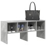 Zapatero apilable gris hormigón 89,5x30x40 cm de , Organizadores de vestidores y perchas de barra - Ref: Foro24-858845, Preci...