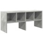 Zapatero apilable gris hormigón 89,5x30x40 cm de , Organizadores de vestidores y perchas de barra - Ref: Foro24-858845, Preci...