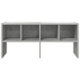 Zapatero apilable gris hormigón 89,5x30x40 cm de , Organizadores de vestidores y perchas de barra - Ref: Foro24-858845, Preci...