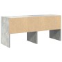 Zapatero apilable gris hormigón 89,5x30x40 cm de , Organizadores de vestidores y perchas de barra - Ref: Foro24-858845, Preci...