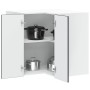 Mueble de cocina esquina pared Porto madera de ingeniería negra de , Armarios de cocina - Ref: Foro24-854098, Precio: 92,66 €...