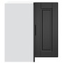 Mueble de cocina esquina pared Porto madera de ingeniería negra de , Armarios de cocina - Ref: Foro24-854098, Precio: 92,66 €...