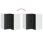 Mueble de cocina esquina pared Porto madera de ingeniería negra de , Armarios de cocina - Ref: Foro24-854098, Precio: 92,66 €...