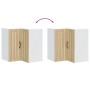 Mueble cocina esquina pared Porto roble sonoma de , Armarios de cocina - Ref: Foro24-854100, Precio: 87,68 €, Descuento: %