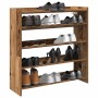 Mueble zapatero madera contrachapada madera vieja 80x25x81 cm de , Zapateros y organizadores de calzado - Ref: Foro24-859912,...
