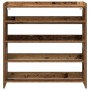 Mueble zapatero madera contrachapada madera vieja 80x25x81 cm de , Zapateros y organizadores de calzado - Ref: Foro24-859912,...