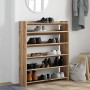 Zapatero artesanal de madera contrachapada 80x25x100 cm de , Zapateros y organizadores de calzado - Ref: Foro24-859904, Preci...