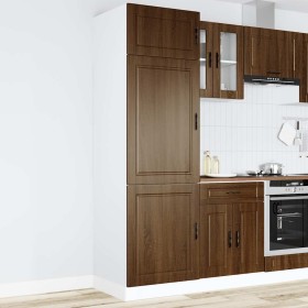 Mueble de cocina Porto de madera contrachapada roble marrón de , Armarios de cocina - Ref: Foro24-854114, Precio: 210,01 €, D...