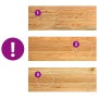Peldaños de escalera 4 uds madera maciza roble marrón claro de , Alfombrillas para escalones - Ref: Foro24-3282959, Precio: 1...