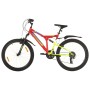 Bicicleta montaña 21 velocidades 26 pulgadas rueda 49 cm rojo de vidaXL, Bicicletas - Ref: Foro24-3067228, Precio: 265,11 €, ...