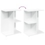 Mesita de noche madera contrachapada blanco 46,5x29x61cm de , Mesitas de noche - Ref: Foro24-858650, Precio: 34,58 €, Descuen...