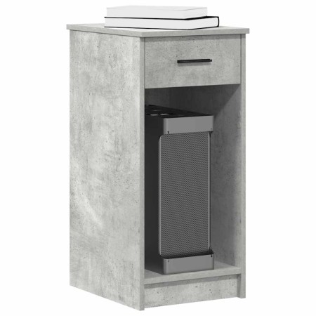 Torre de ordenador con cajón gris cemento 35x45x77 cm de , Escritorios - Ref: Foro24-858743, Precio: 53,62 €, Descuento: %