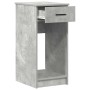 Torre de ordenador con cajón gris cemento 35x45x77 cm de , Escritorios - Ref: Foro24-858743, Precio: 53,62 €, Descuento: %