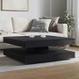 Mesa de centro giratoria 360 grados roble negro 90x90x34,5 cm de , Mesas de centro - Ref: Foro24-3321352, Precio: 168,30 €, D...