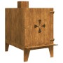 Estufa de camping de acero corten 35x50x60 cm de , Vajillas y utensilios de cocina para camping - Ref: Foro24-859841, Precio:...