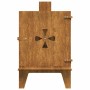 Estufa de camping de acero corten 35x50x60 cm de , Vajillas y utensilios de cocina para camping - Ref: Foro24-859841, Precio:...