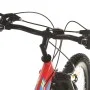 Bicicleta montaña 21 velocidades 26 pulgadas rueda 49 cm rojo de vidaXL, Bicicletas - Ref: Foro24-3067228, Precio: 259,58 €, ...