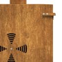 Estufa de camping de acero corten 35x50x60 cm de , Vajillas y utensilios de cocina para camping - Ref: Foro24-859841, Precio:...