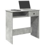 Escritorio de madera contrachapada gris hormigón 80x40x75 cm de , Escritorios - Ref: Foro24-860475, Precio: 62,44 €, Descuent...