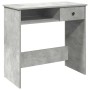 Escritorio de madera contrachapada gris hormigón 80x40x75 cm de , Escritorios - Ref: Foro24-860475, Precio: 62,44 €, Descuent...