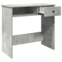Escritorio de madera contrachapada gris hormigón 80x40x75 cm de , Escritorios - Ref: Foro24-860475, Precio: 62,44 €, Descuent...