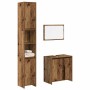 Juego de muebles de baño 3 piezas madera ingeniería envejecida de , Muebles de baño - Ref: Foro24-3328565, Precio: 163,22 €, ...