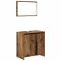 Juego de muebles de baño 3 piezas madera ingeniería envejecida de , Muebles de baño - Ref: Foro24-3328565, Precio: 163,22 €, ...