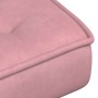 Sillón de relax con reposapiés terciopelo rosa de , Sillas - Ref: Foro24-4012330, Precio: 113,56 €, Descuento: %