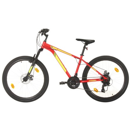 Bicicleta montaña 21 velocidades 27,5 pulgadas rueda 38 cm rojo de vidaXL, Bicicletas - Ref: Foro24-3067216, Precio: 275,64 €...