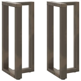 Patas de mesa bar forma T 2 uds acero natural 50x35x(90-91) cm de , Patas para mesas - Ref: Foro24-4013079, Precio: 130,84 €,...