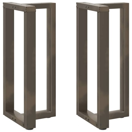 Patas de mesa bar forma T 2 uds acero natural 50x35x(90-91) cm de , Patas para mesas - Ref: Foro24-4013079, Precio: 130,84 €,...