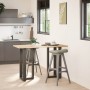 Patas de mesa bar forma T 2 uds acero natural 50x35x(90-91) cm de , Patas para mesas - Ref: Foro24-4013079, Precio: 130,84 €,...