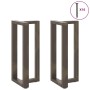 Patas de mesa bar forma T 2 uds acero natural 50x35x(90-91) cm de , Patas para mesas - Ref: Foro24-4013079, Precio: 130,84 €,...