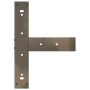 Patas de mesa bar forma T 2 uds acero natural 50x35x(90-91) cm de , Patas para mesas - Ref: Foro24-4013079, Precio: 130,84 €,...
