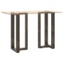 Patas de mesa bar forma T 2 uds acero natural 50x35x(90-91) cm de , Patas para mesas - Ref: Foro24-4013079, Precio: 130,84 €,...