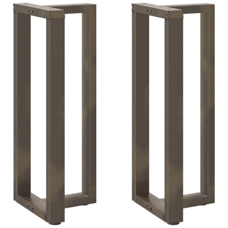 Patas mesa bar forma T 2 uds acero natural 50x35x(100-101) cm de , Patas para mesas - Ref: Foro24-4013091, Precio: 159,38 €, ...