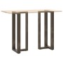 Patas mesa bar forma T 2 uds acero natural 50x35x(100-101) cm de , Patas para mesas - Ref: Foro24-4013091, Precio: 159,38 €, ...