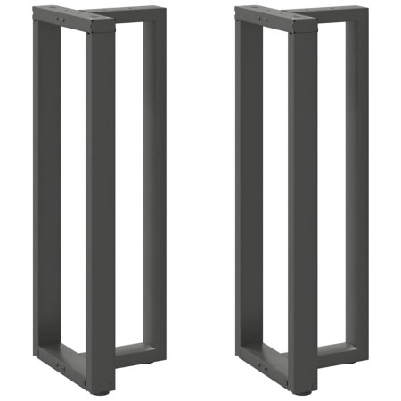 Patas mesa bar forma T 2 uds acero antracita 40x35x(110-111)cm de , Patas para mesas - Ref: Foro24-4013098, Precio: 138,56 €,...