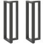 Patas mesa bar forma T 2 uds acero antracita 40x35x(110-111)cm de , Patas para mesas - Ref: Foro24-4013098, Precio: 138,56 €,...