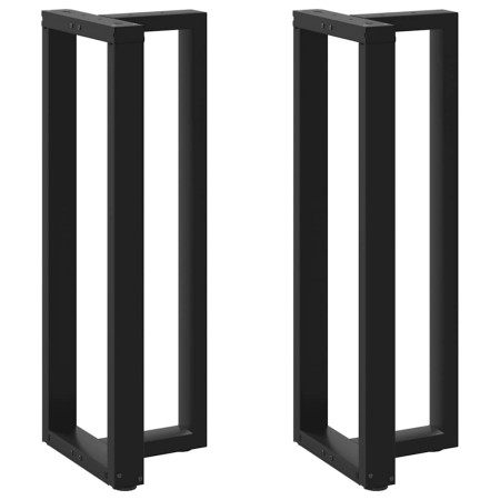 Patas de mesa bar forma T 2 uds acero negro 50x35x(110-111) cm de , Patas para mesas - Ref: Foro24-4013100, Precio: 150,80 €,...