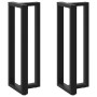Patas de mesa bar forma T 2 uds acero negro 50x35x(110-111) cm de , Patas para mesas - Ref: Foro24-4013100, Precio: 150,80 €,...