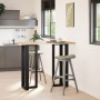 Patas de mesa bar forma T 2 uds acero negro 50x35x(110-111) cm de , Patas para mesas - Ref: Foro24-4013100, Precio: 150,80 €,...