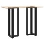 Patas de mesa bar forma T 2 uds acero negro 50x35x(110-111) cm de , Patas para mesas - Ref: Foro24-4013100, Precio: 150,80 €,...