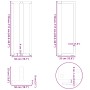 Patas de mesa bar forma T 2 uds acero negro 50x35x(110-111) cm de , Patas para mesas - Ref: Foro24-4013100, Precio: 150,80 €,...